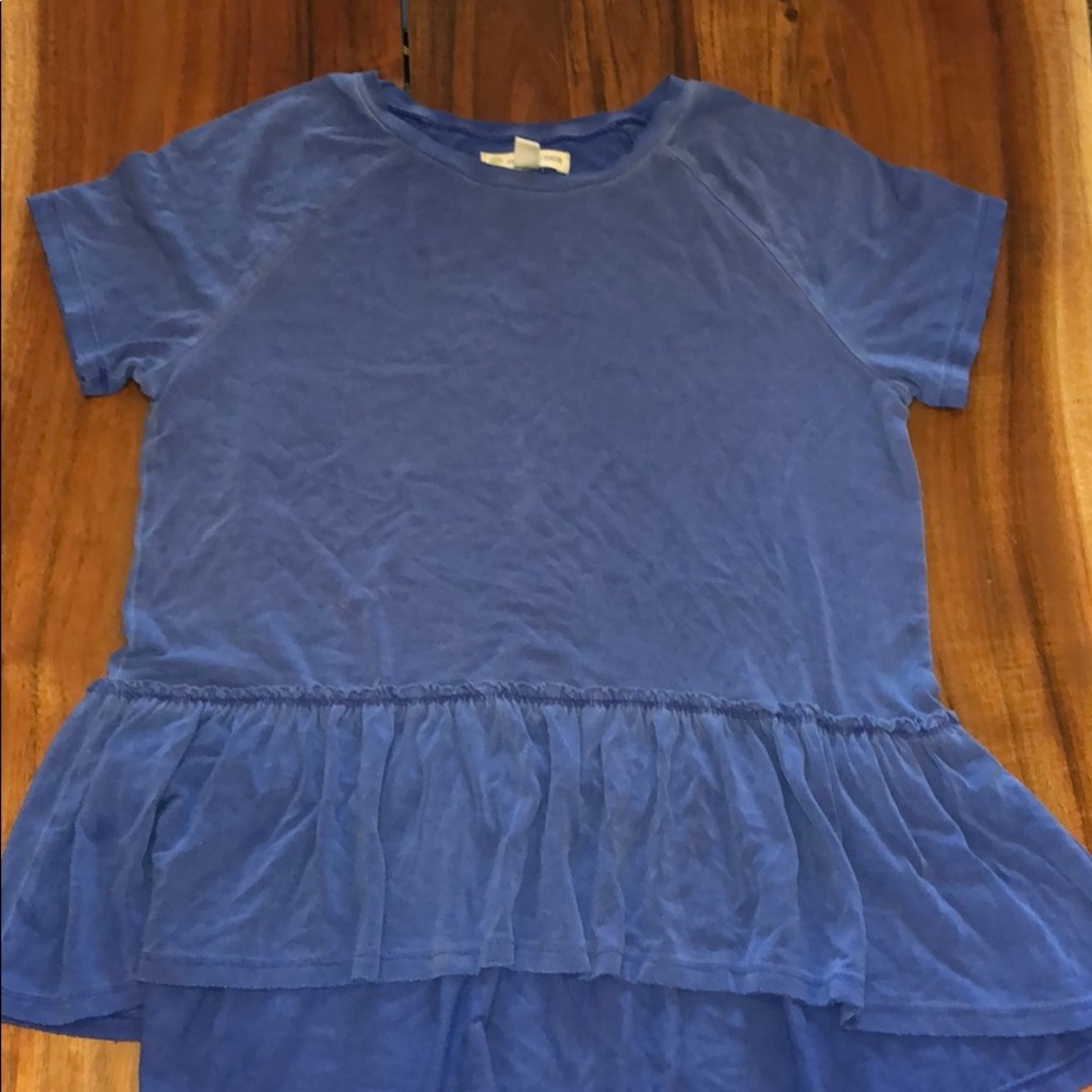 GIRLS BLUE TUCKER + TATE TOP🦋
